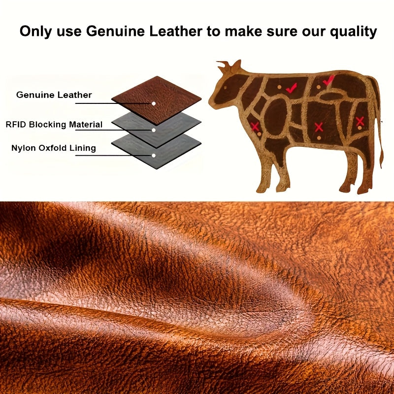 Mens Genuine Leather Wallet