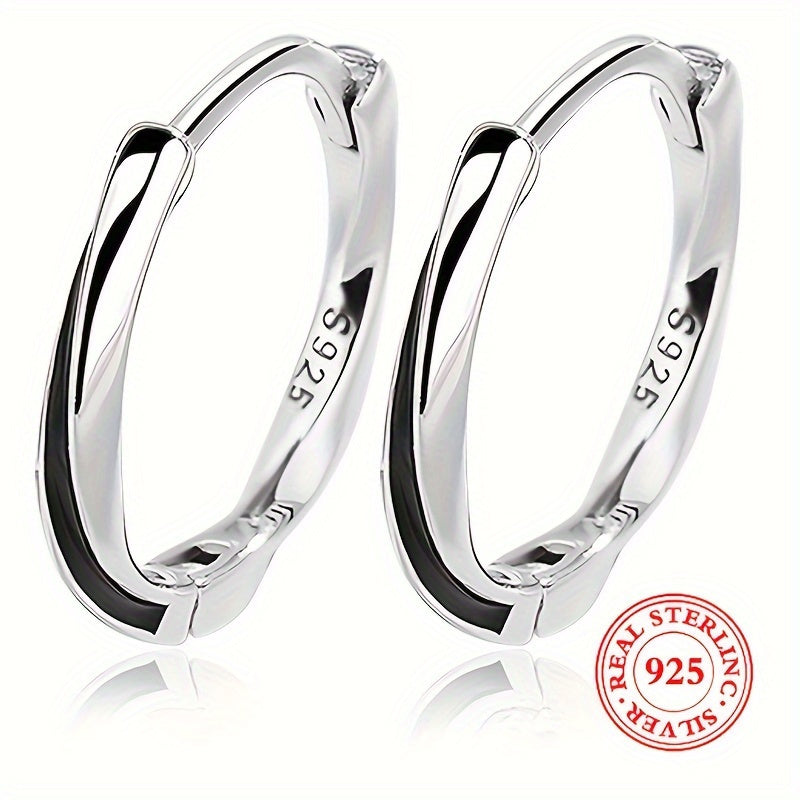 Sterling Silver Hypoallergenic Hoop Earrings