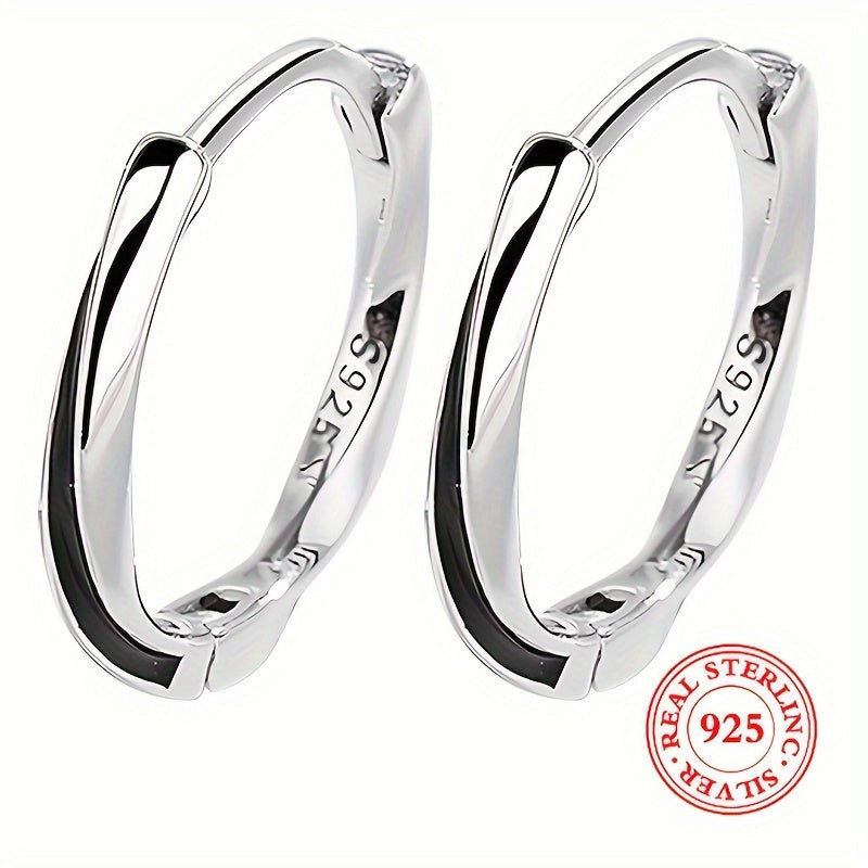 Sterling Silver Hypoallergenic Hoop Earrings