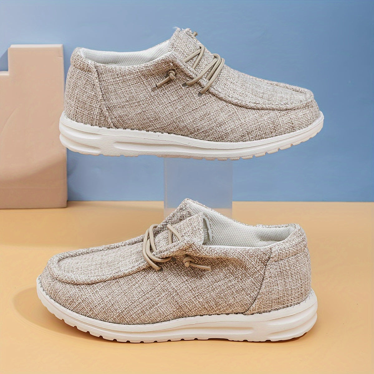 Kids' Comfy Trendy Loafers  Non-Slip, Soft Woven Knit Upper