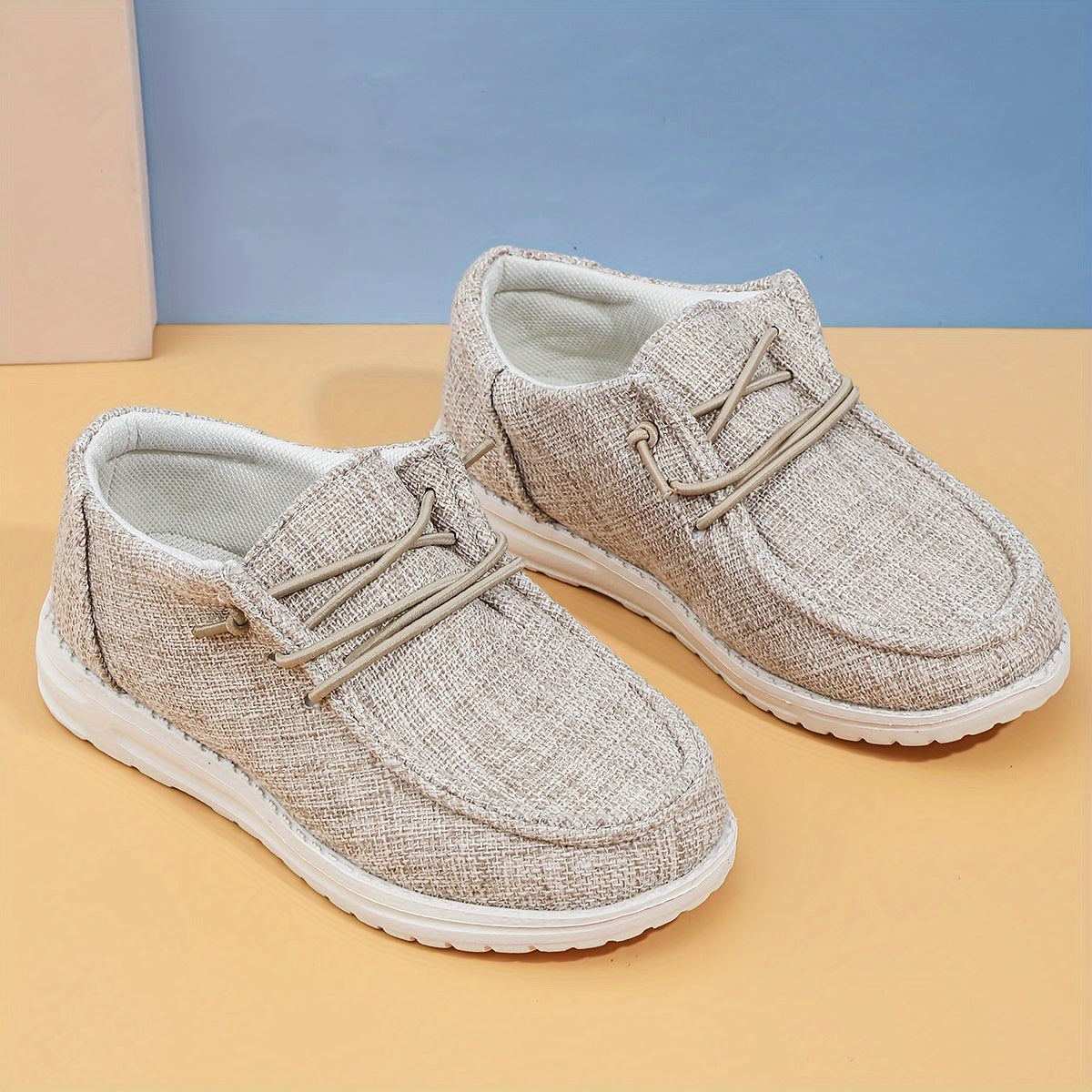 Kids' Comfy Trendy Loafers  Non-Slip, Soft Woven Knit Upper