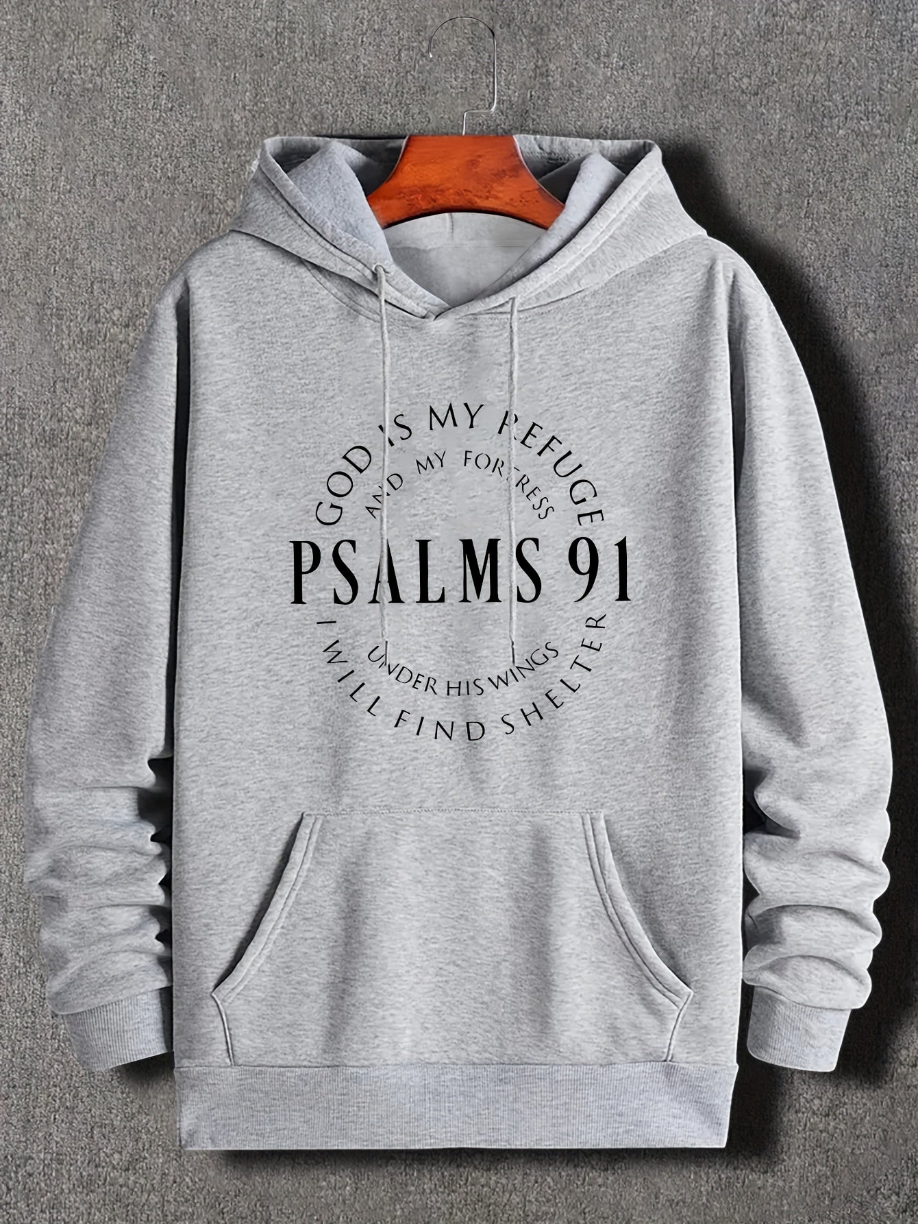 PSALMS 91 Print Hoodies For Men