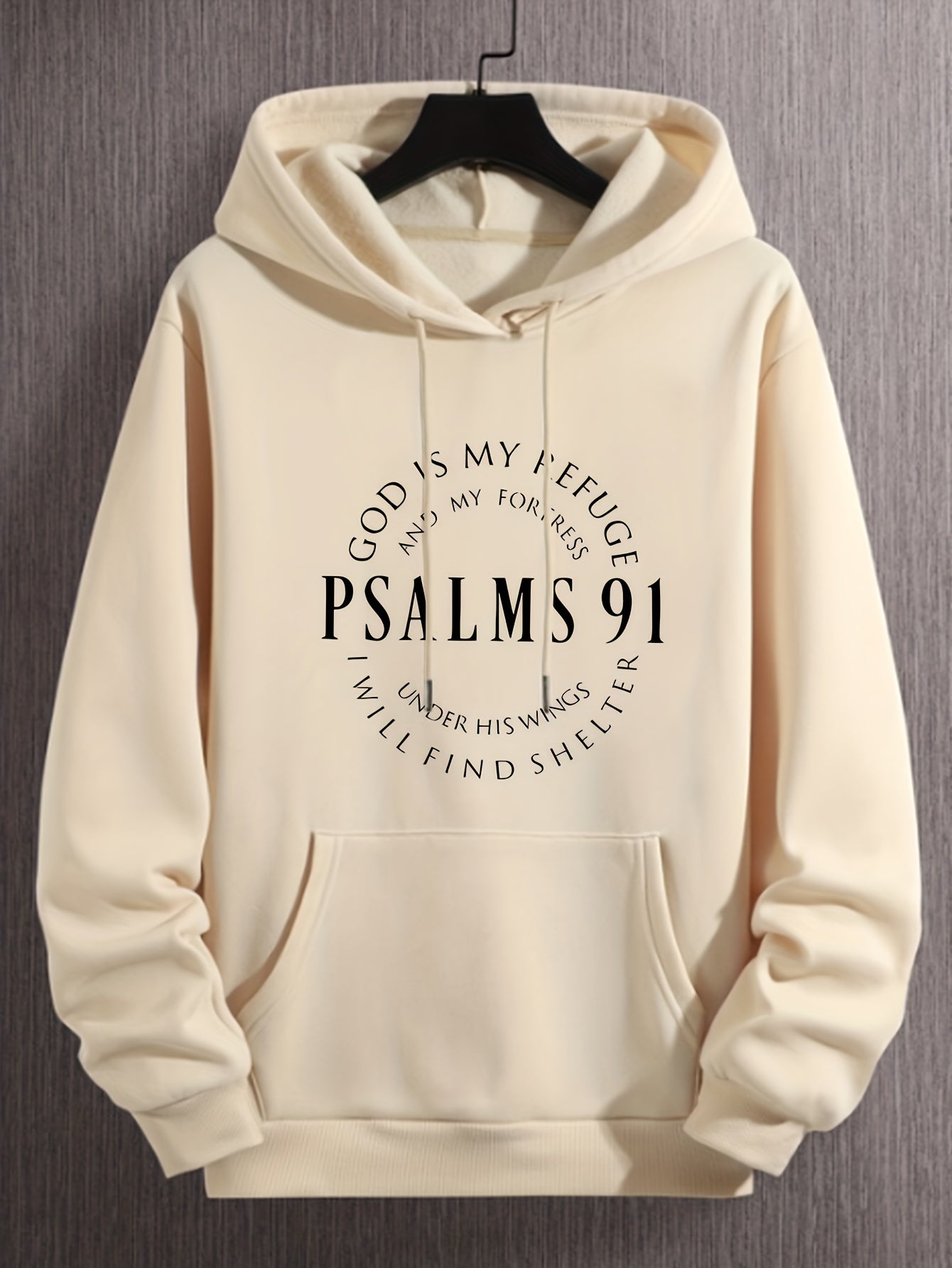 PSALMS 91 Print Hoodies For Men