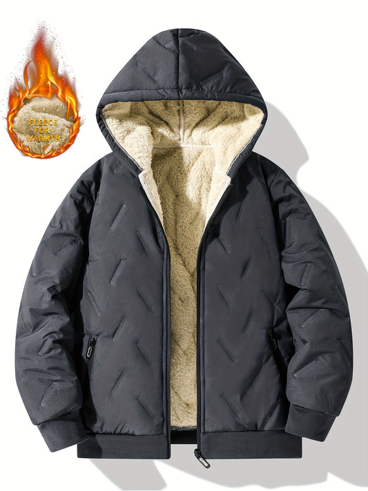 Velvet Boy's Thermal Lined Puffer Hooded Coat