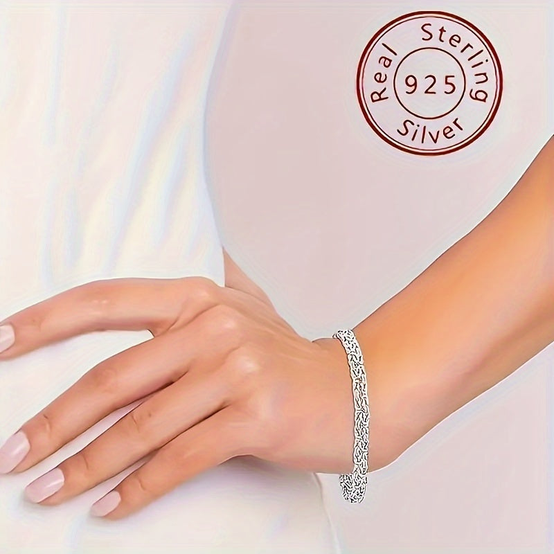 1pcs 925 Silver  Rope Fashion Bracelet