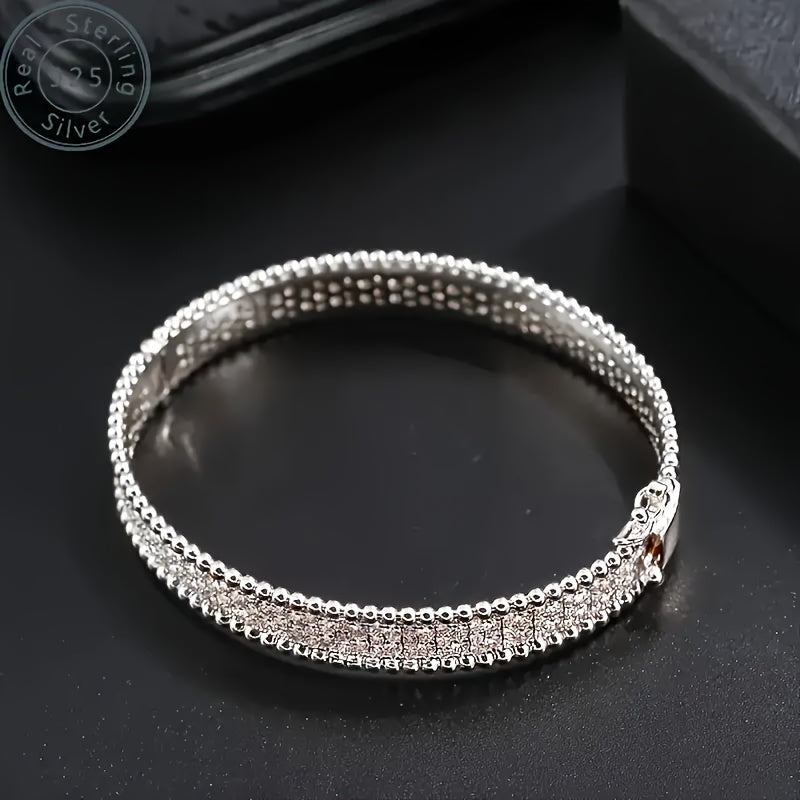 Boutique Fashion Silver Diamond Bracelet