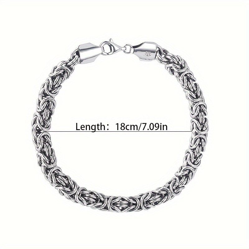 1pcs 925 Silver  Rope Fashion Bracelet