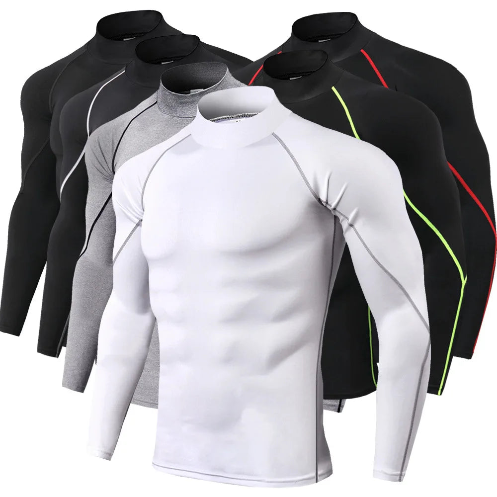 Men Sport T-shirt Quick Dry Bodybuilding Running Shirt