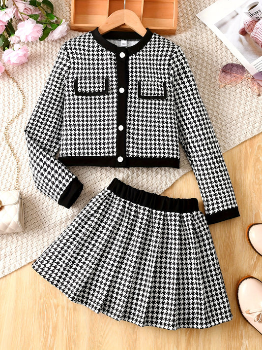 2pcs Girls Fashion Suit Skirt