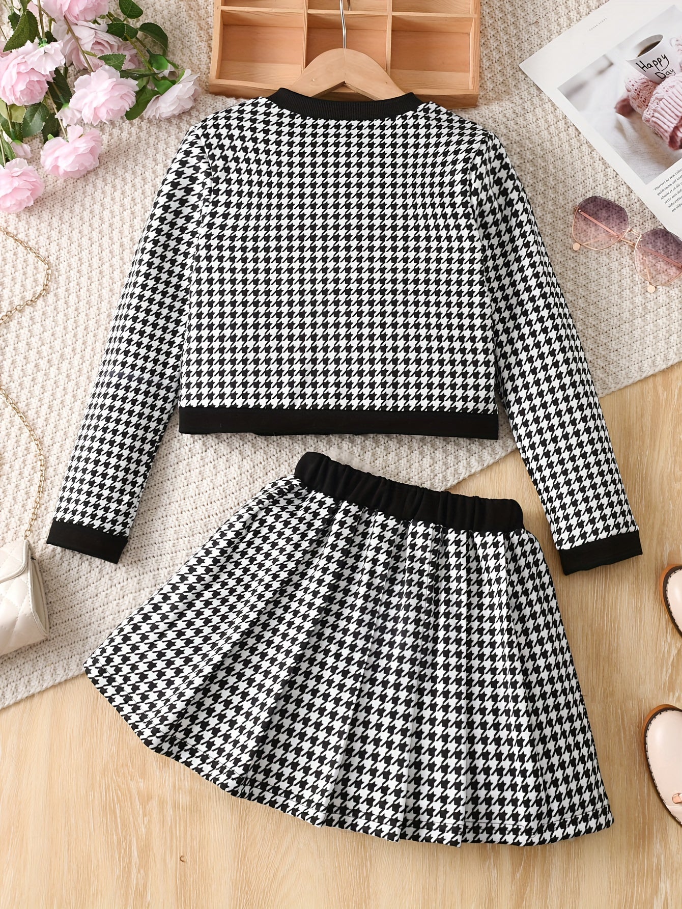 2pcs Girls Fashion Suit Skirt