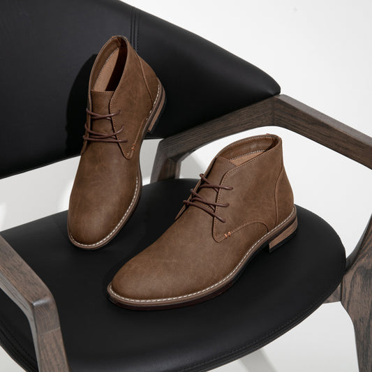 Men's Premium Solid Chukka Boots