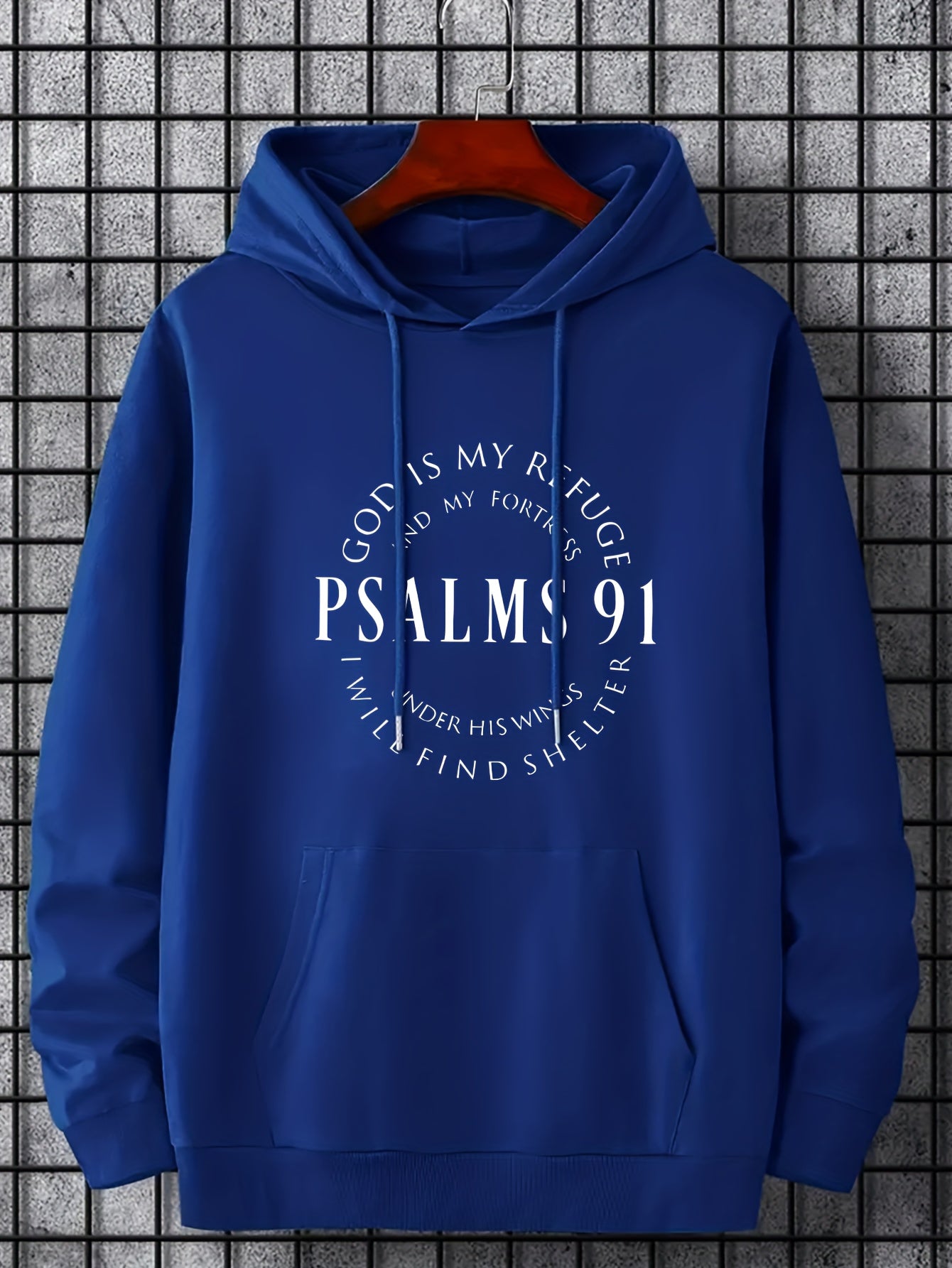 PSALMS 91 Print Hoodies For Men